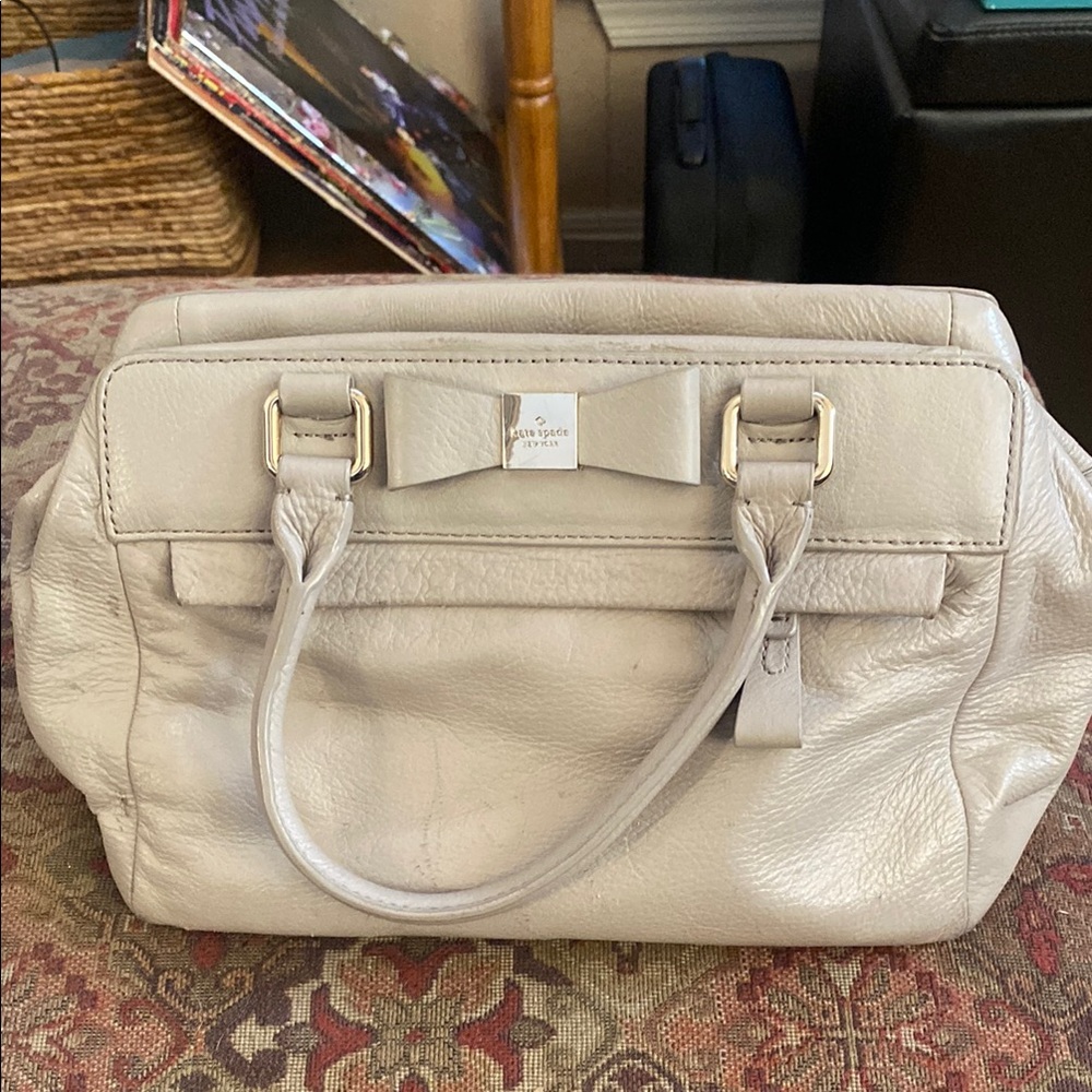 Kate Spade Cream Leather Handbag